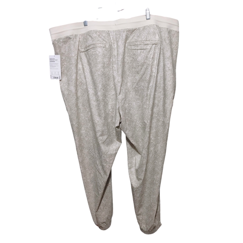 Athleta Venture Printed Pant Viper Grey Joggers Women's Plus Size 26 NWT - Picture 4 of 11